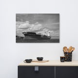 Large Abstract Coastal Art: Ship on The St. Johns River Coastal Photo Canvas Wall Art Print