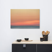 Abstract Color Blend Ocean Sunset Coastal Landscape Canvas - Beach Wall Art Print