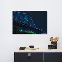 Ben Franklin Bridge Urban Landscape Traditional Canvas Wall Art Print