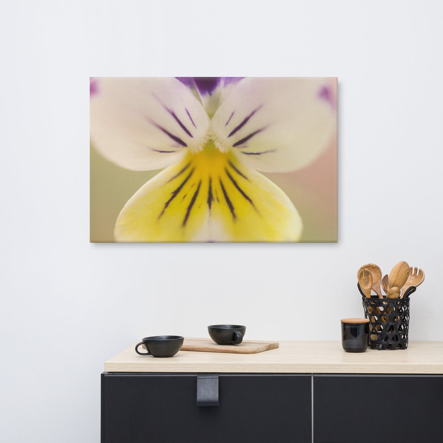 Oh Violet Floral Botanical Nature Photo Canvas Wall Art Prints