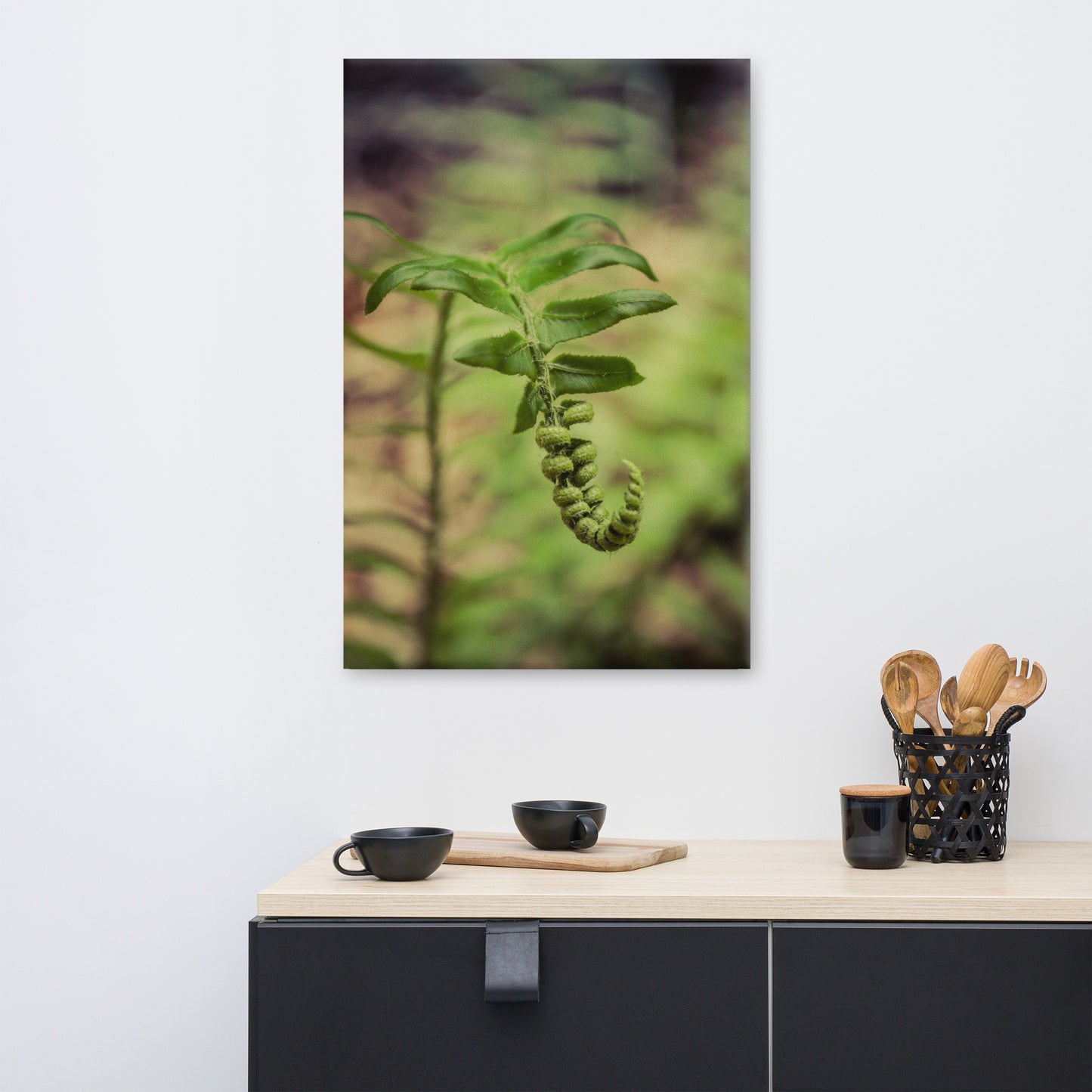 Growth of the Forest Floor Botanical Nature Canvas Wall Art Prints