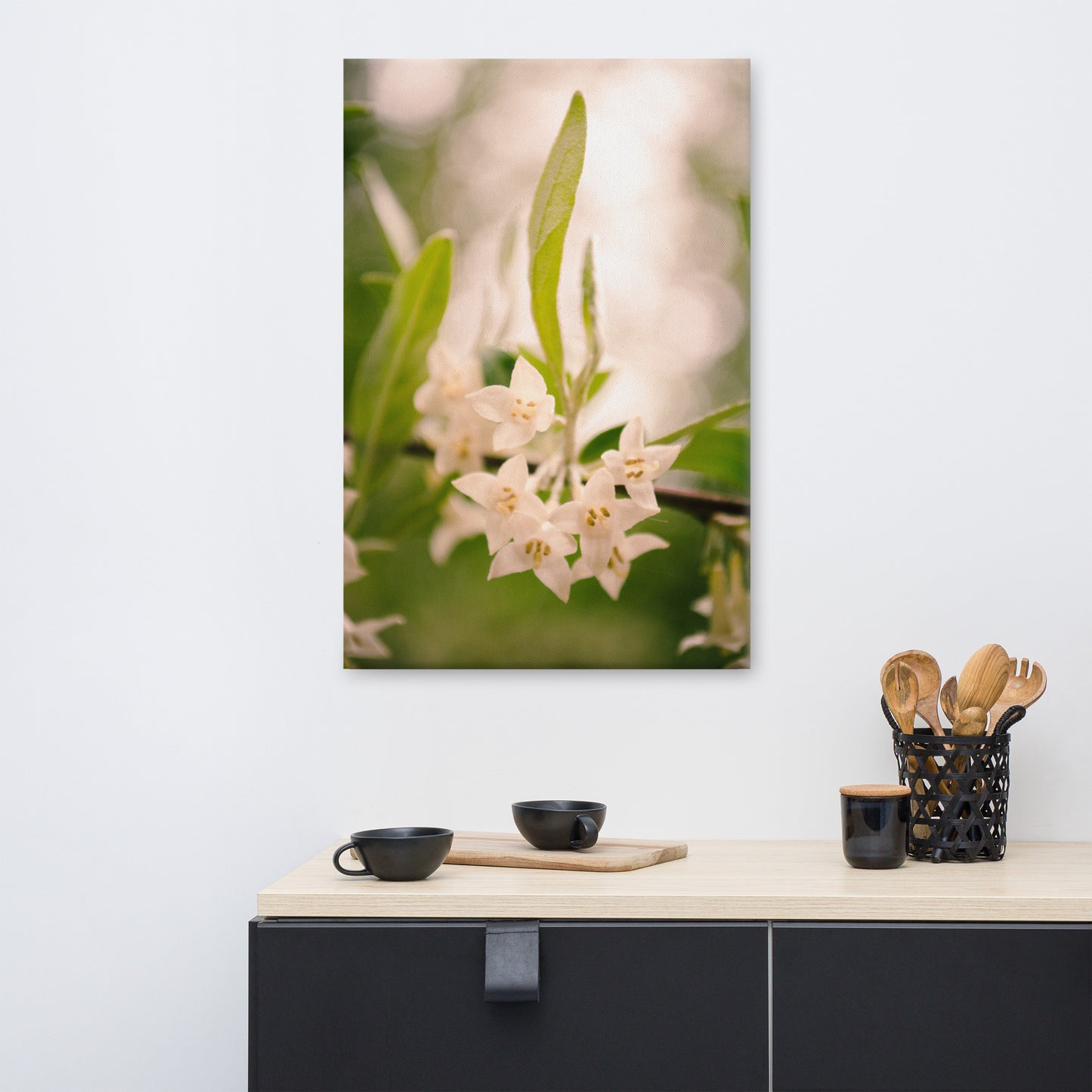 Floral Tranquility Floral Botanical Nature Photo Canvas Wall Art Prints