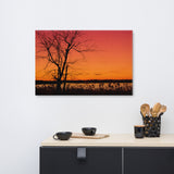 Burning Skies Rural Landscape Canvas Wall Art Prints