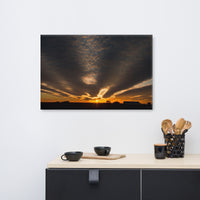 Sunset Indian River Inlet Coastal Landscape Canvas Wall Art Prints