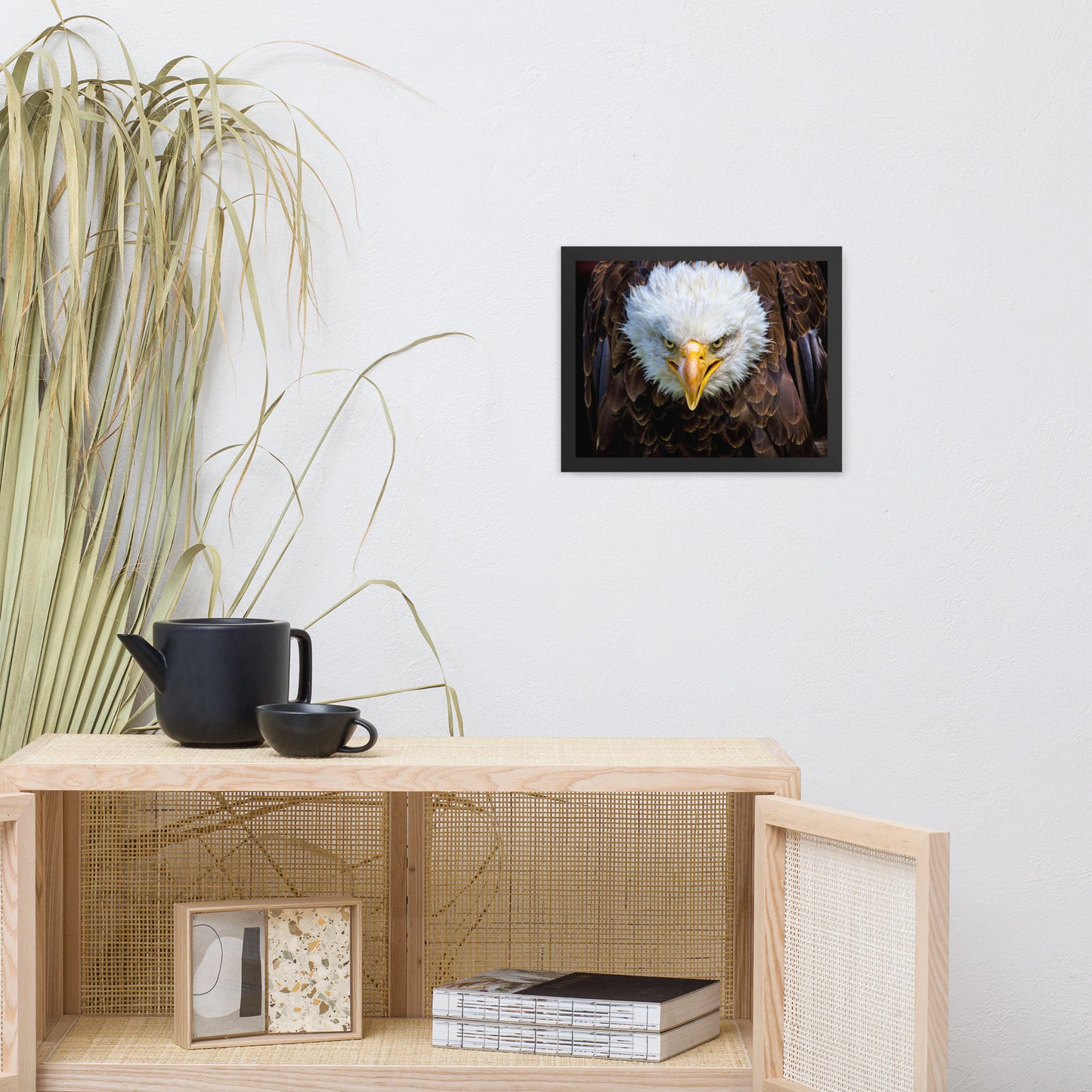 Bald Eagle Portrait Close-up Wildlife Photograph Framed Wall Art Prints