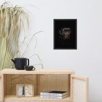 Cane Corso Puppy Low Key Portrait Animal Dog Photograph Framed Wall Art Prints