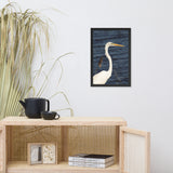 Great White Egret Animal Wildlife Photograph Framed Wall Art Prints