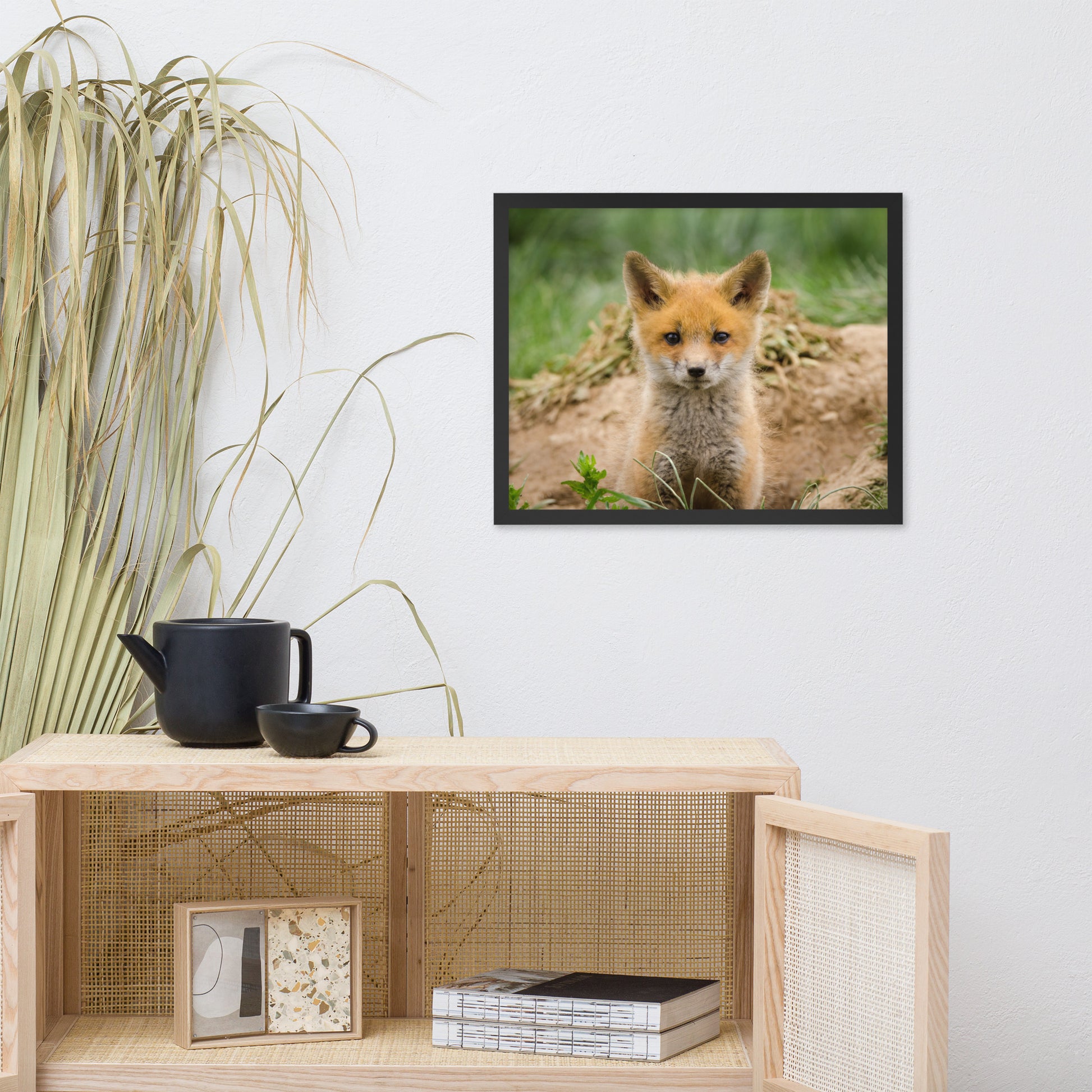 Pretty Bathroom Pictures: Baby Young Red Fox Kit/ Animal / Wildlife / Nature Photographic Artwork - Framed Artwork - Wall Decor