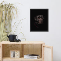 Cane Corso Puppy Low Key Portrait Animal Dog Photograph Framed Wall Art Prints