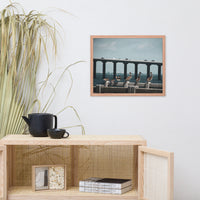 Skyway Bridge & Bob's Pelican Friends Wildlife Photo Framed Wall Art Prints