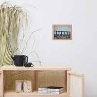 Skyway Bridge & Bob's Pelican Friends Wildlife Photo Framed Wall Art Prints