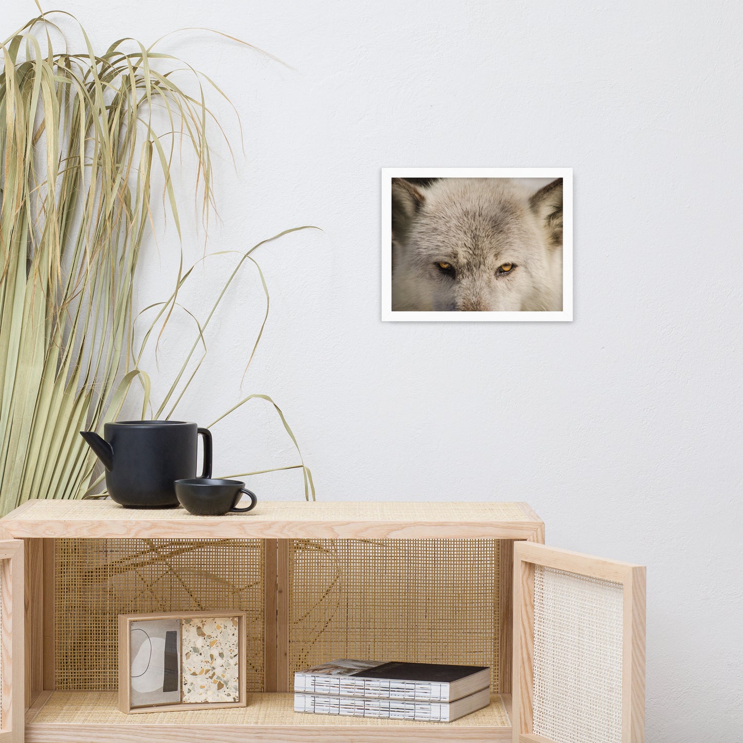 Wolf Eyes Animal / Wildlife Photograph Framed Wall Art Prints