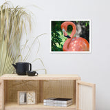 Pinky the Pink Flamingo Animal Wildlife Photograph Framed Wall Art Prints