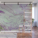 Removable Wall Mural - Wallpaper  Abstract Artwork - Fluid Art Pour 26  - PIPAFINEART