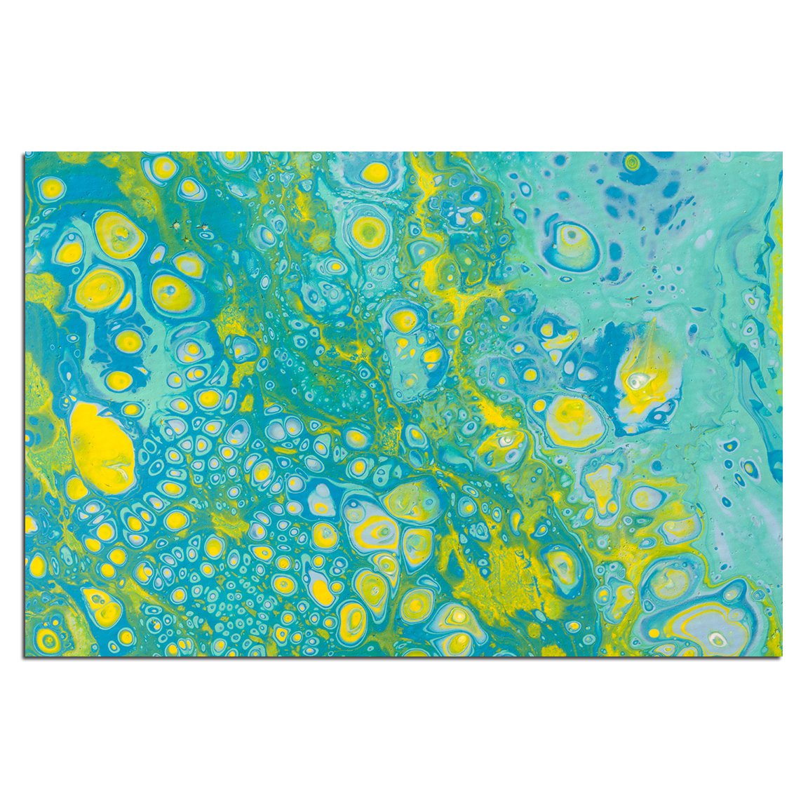 Removable Wall Mural - Wallpaper  Abstract Artwork - Fluid Art Pour 35  - PIPAFINEART