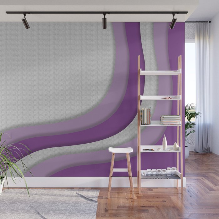 Soothing Waves - Peel and Stick Removable Wallpaper Full Size Wall Mural  - PIPAFINEART
