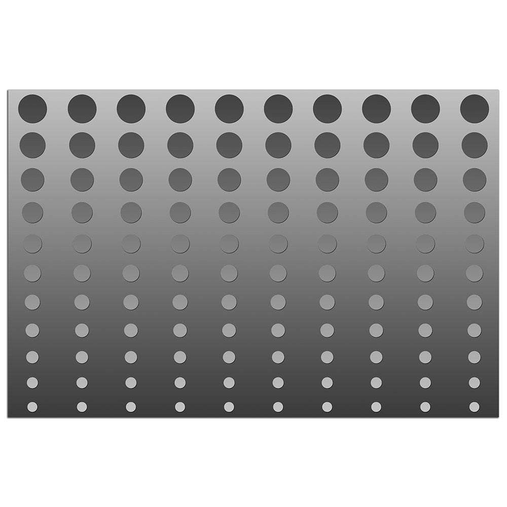 Gray Gradient Dots Illustration - Adhesive Wallpaper - Removable Wallpaper - Wall Sticker - Full Size Wall Mural  - PIPAFINEART