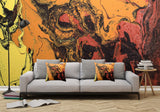 Removable Wall Mural - Wallpaper  Abstract Artwork - Fluid Art Pour 6  - PIPAFINEART