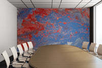 Removable Wall Mural - Wallpaper  Abstract Artwork - Fluid Art Pour 13  - PIPAFINEART