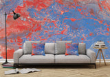 Removable Wall Mural - Wallpaper  Abstract Artwork - Fluid Art Pour 13  - PIPAFINEART