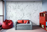 Marble Stone White, Black and Gray Texture - Adhesive Wallpaper - Removable Wallpaper - Wall Sticker - Full Size Wall Mural  - PIPAFINEART