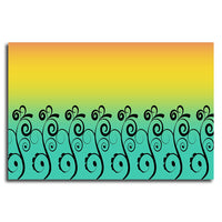 Misty Rainbow Swirl Wall Mural - Adhesive Wallpaper - Removable Wallpaper - Wall Sticker - Full Size Wall Mural  - PIPAFINEART