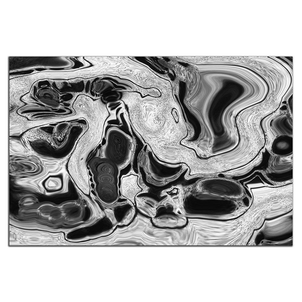 Dirty Paint Pour Digital Fluid Artwork - Adhesive Wallpaper - Removable Wallpaper - Wall Sticker - Full Size Wall Mural  - PIPAFINEART