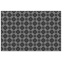 Wavy Black and White Pinwheel and Stripes Illustration - Peel and Stick Removable Wallpaper Full Size Wall Mural  - PIPAFINEART