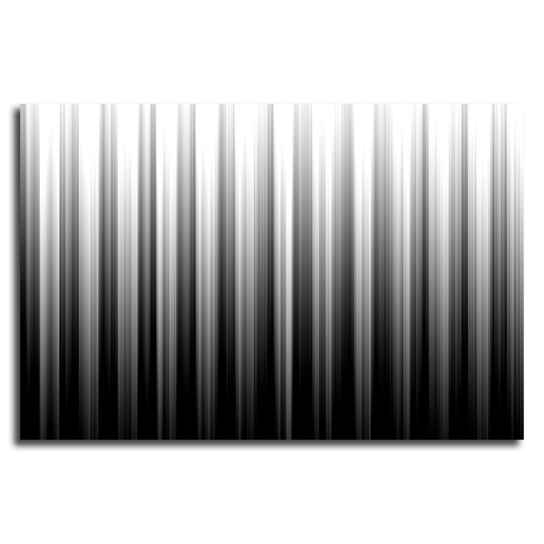 Black And White Soft Lines - Adhesive Wallpaper - Removable Wallpaper - Wall Sticker - Full Size Wall Mural  - PIPAFINEART