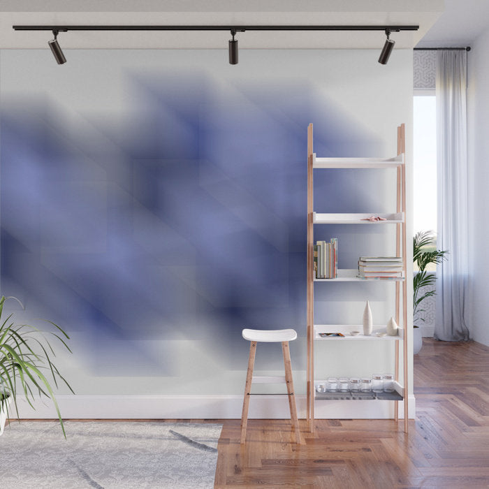 Cool Cube Abstract Illustration - Adhesive Wallpaper - Removable Wallpaper - Wall Sticker - Full Size Wall Mural  - PIPAFINEART
