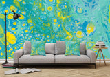 Removable Wall Mural - Wallpaper  Abstract Artwork - Fluid Art Pour 35  - PIPAFINEART