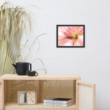 Center of the Stargazer Lily Floral Nature Photo Framed Wall Art Print