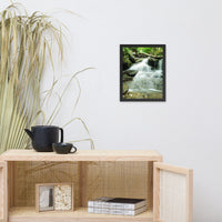 Pixley Waterfall 2 Rural Landscape Framed Photo Paper Wall Art Prints