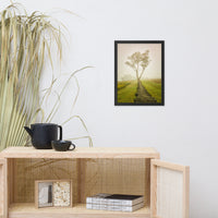Calming Morning Rural Landscape Framed Photo Paper Wall Art Prints