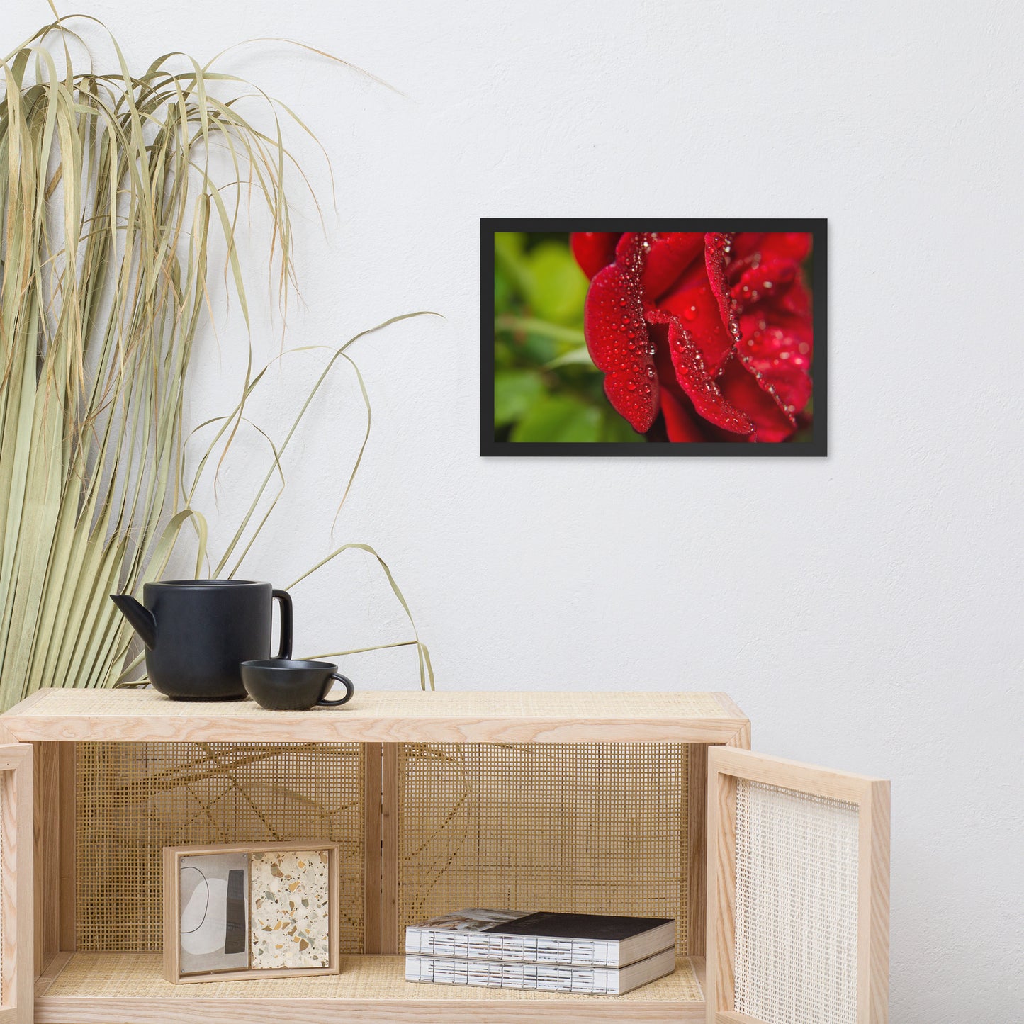Bold and Beautiful Floral Nature Photo Framed Wall Art Print