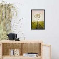 Calming Morning Rural Landscape Framed Photo Paper Wall Art Prints