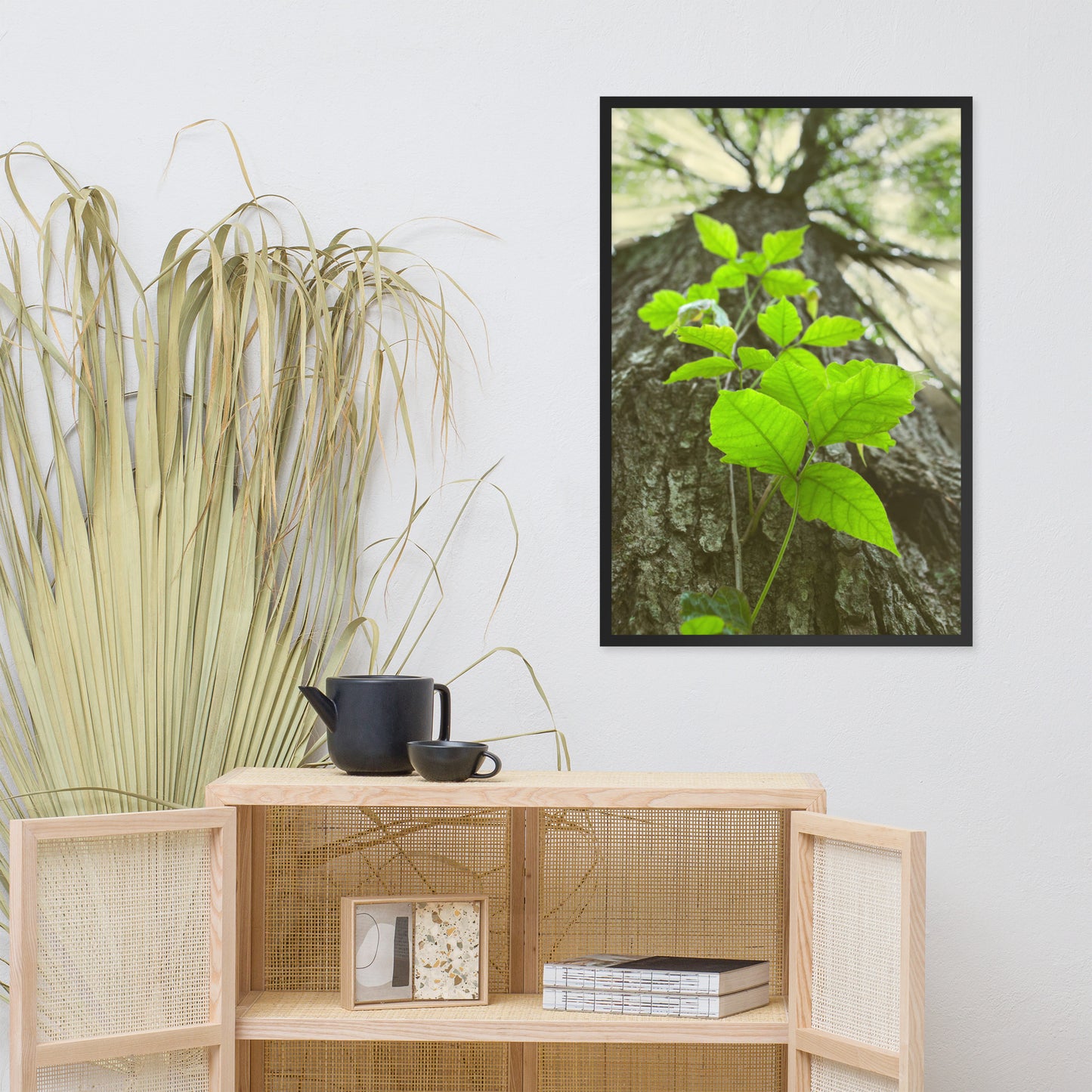 Climbing The Tree Botanical Nature Photo Framed Wall Art Print