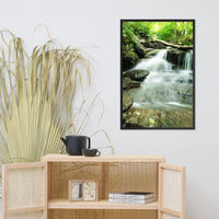 Pixley Waterfall 2 Rural Landscape Framed Photo Paper Wall Art Prints