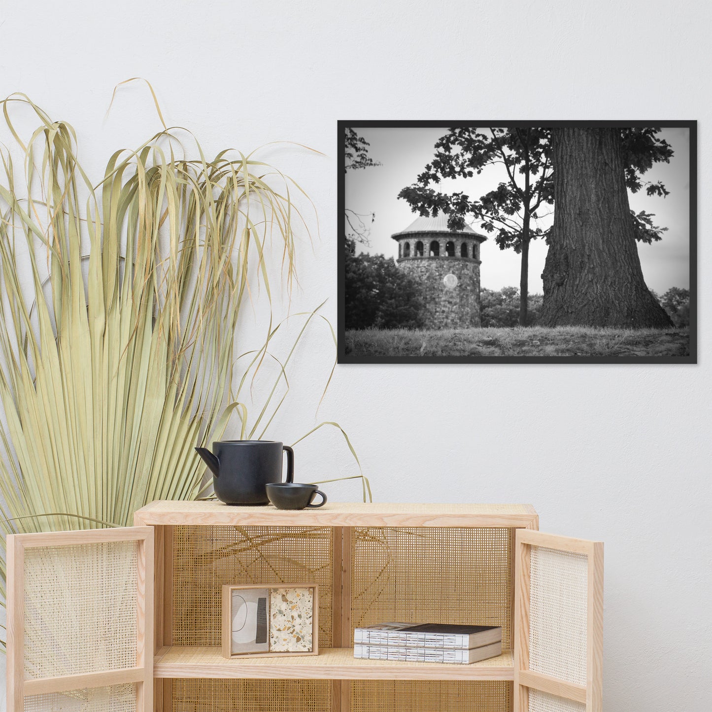 Rockford Tower in Black and White Framed Photo Paper Wall Art Prints