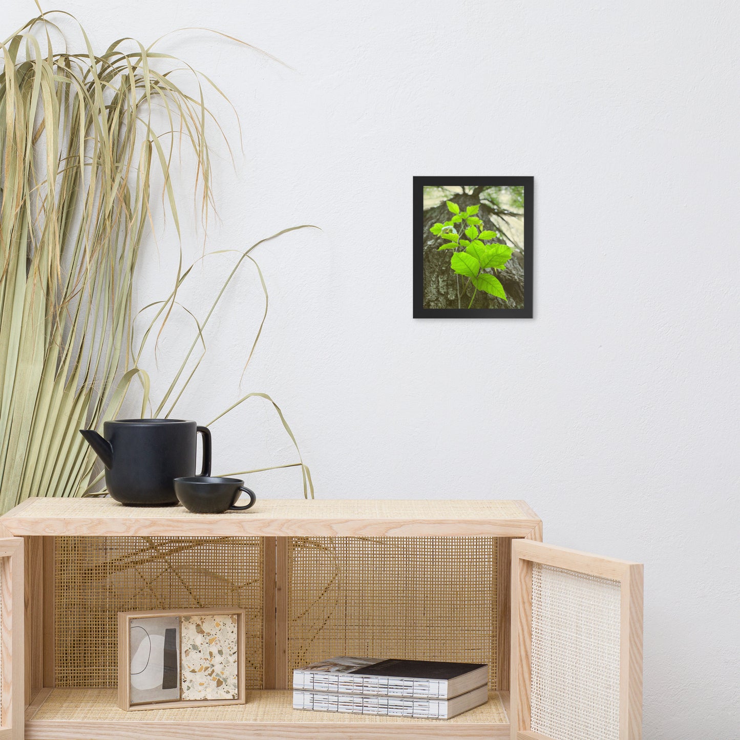 Climbing The Tree Botanical Nature Photo Framed Wall Art Print