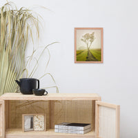 Calming Morning Rural Landscape Framed Photo Paper Wall Art Prints