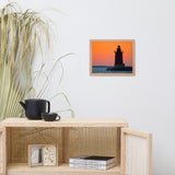 Sunset at Henlopen State Park 3 Framed Photo Paper Wall Art Prints