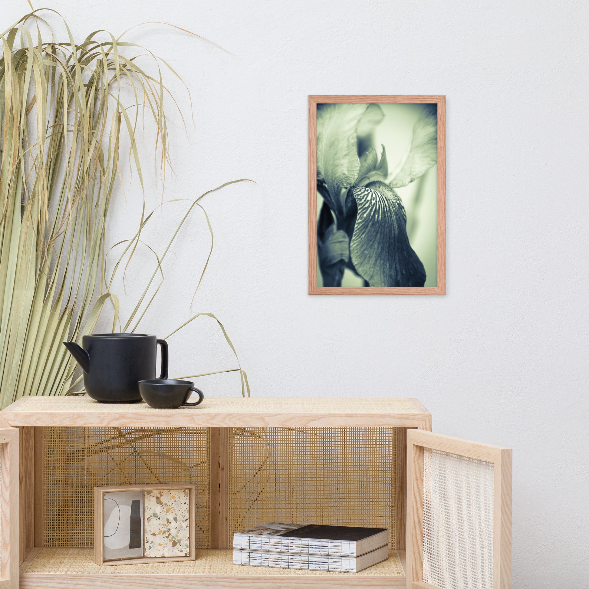 Dining Room Wall Decor Ideas: Abstract Japanese Iris Delight- Botanical / Floral / Flora / Flowers / Nature Photograph Framed Wall Art Print - Artwork - Wall Decor - Home Decor