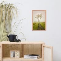Calming Morning Rural Landscape Framed Photo Paper Wall Art Prints