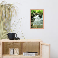 Pixley Waterfall 2 Rural Landscape Framed Photo Paper Wall Art Prints