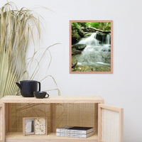 Pixley Waterfall 2 Rural Landscape Framed Photo Paper Wall Art Prints