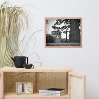 Rockford Tower in Black and White Framed Photo Paper Wall Art Prints