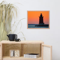 Sunset at Henlopen State Park 3 Framed Photo Paper Wall Art Prints