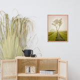Calming Morning Rural Landscape Framed Photo Paper Wall Art Prints