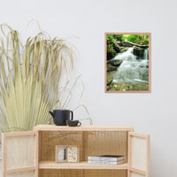 Pixley Waterfall 2 Rural Landscape Framed Photo Paper Wall Art Prints
